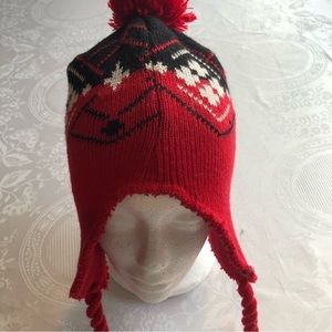 Adidas Vintage Chicago Bulls Knitted Winter Hat Cap Black/Red Embroidered Logo